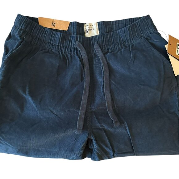 NWT Surf & Swim Co. Explorer Pant Blue Corduroy Drawstring Size Medium - Picture 5 of 7